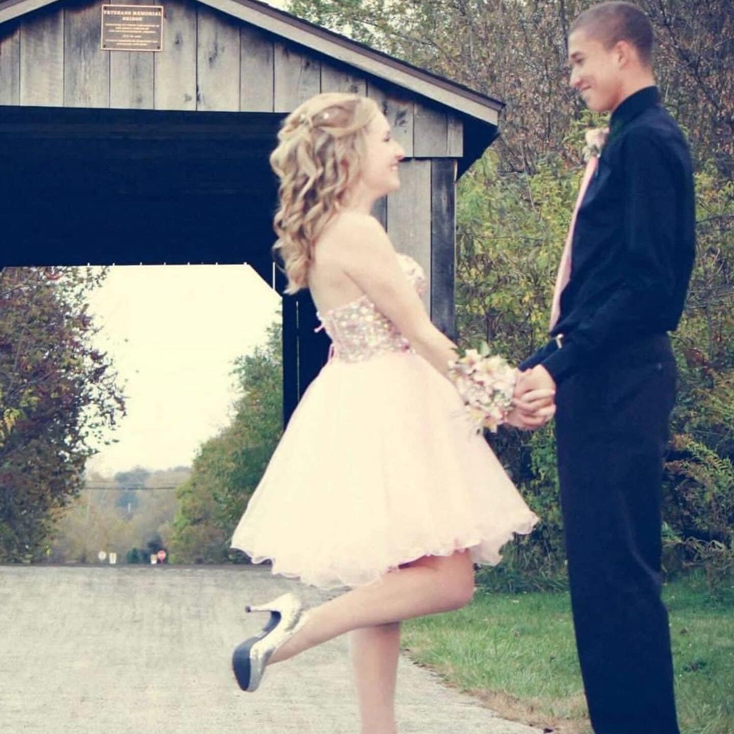 Bride and grooms first dance together (homecoming, 2014)