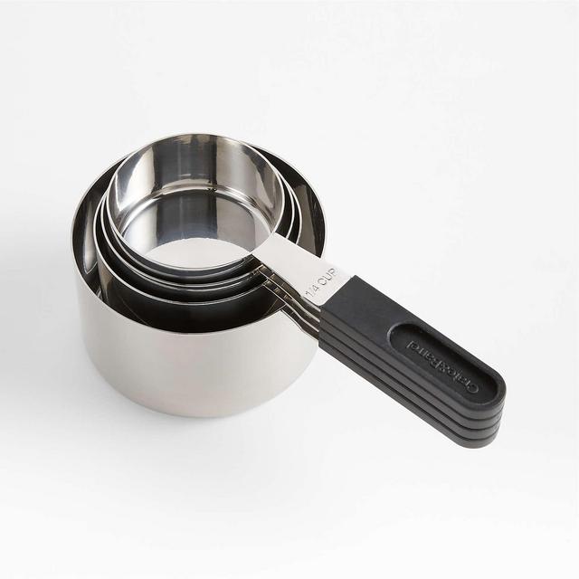 Nesting Stainless Steel Odd-Size Measuring Cups, Set of 4