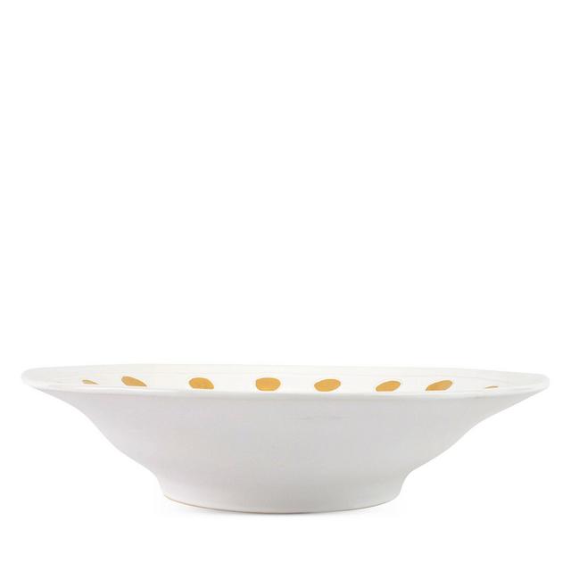 VIETRI Medici Gold Large Serving Bowl