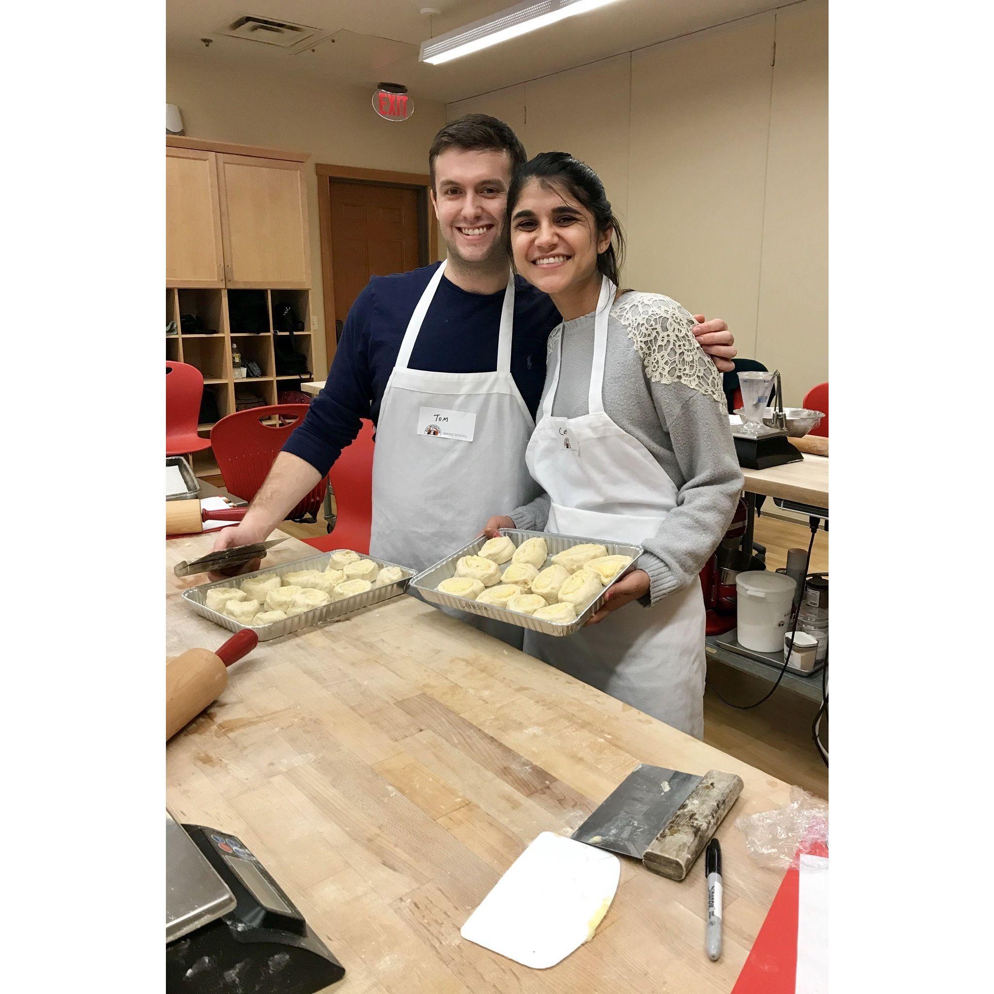 Our first class at King Arthur Baking Company.