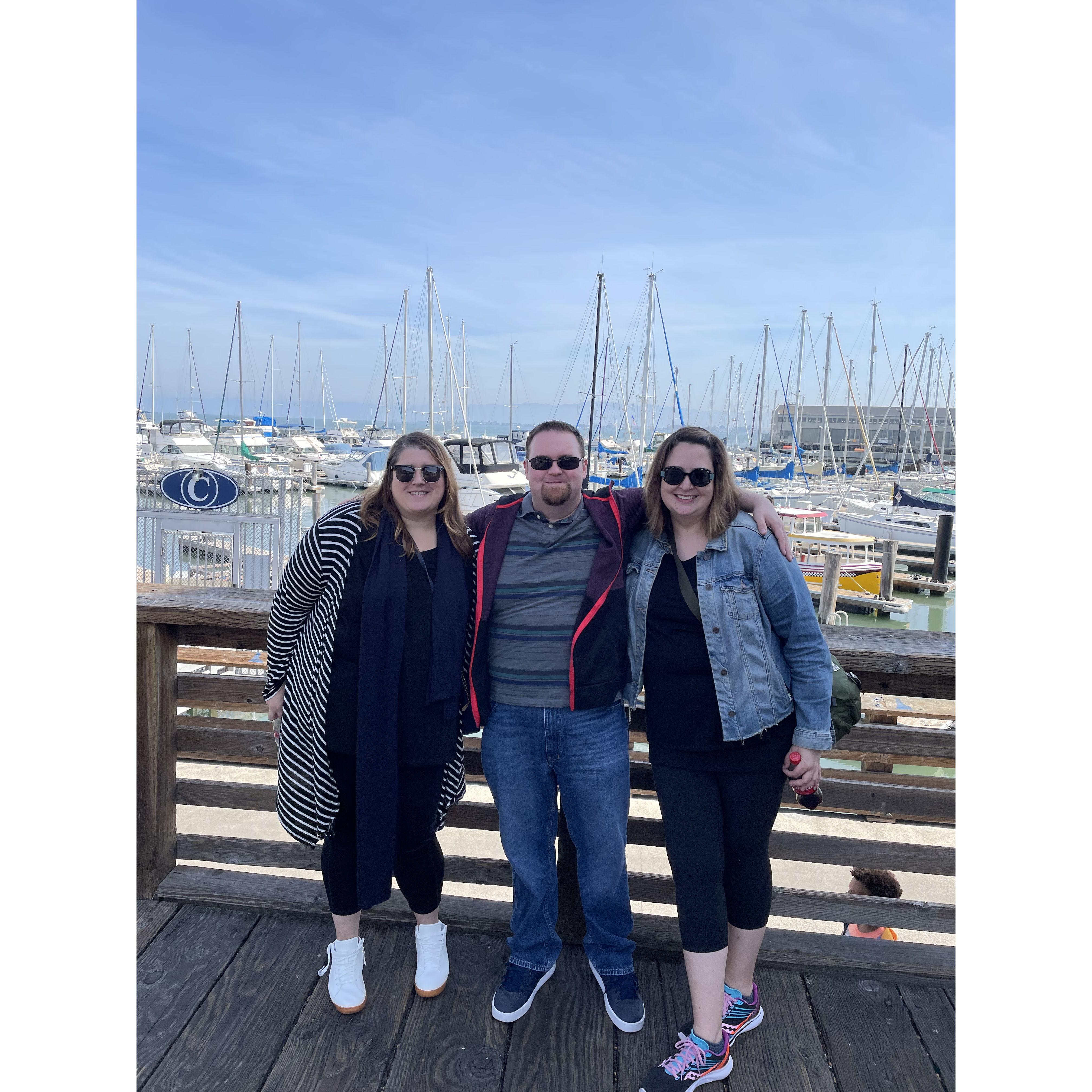 This trio visits San Francisco in September of 2021. Two weeks later, a new chapter starts. Did you see it coming?