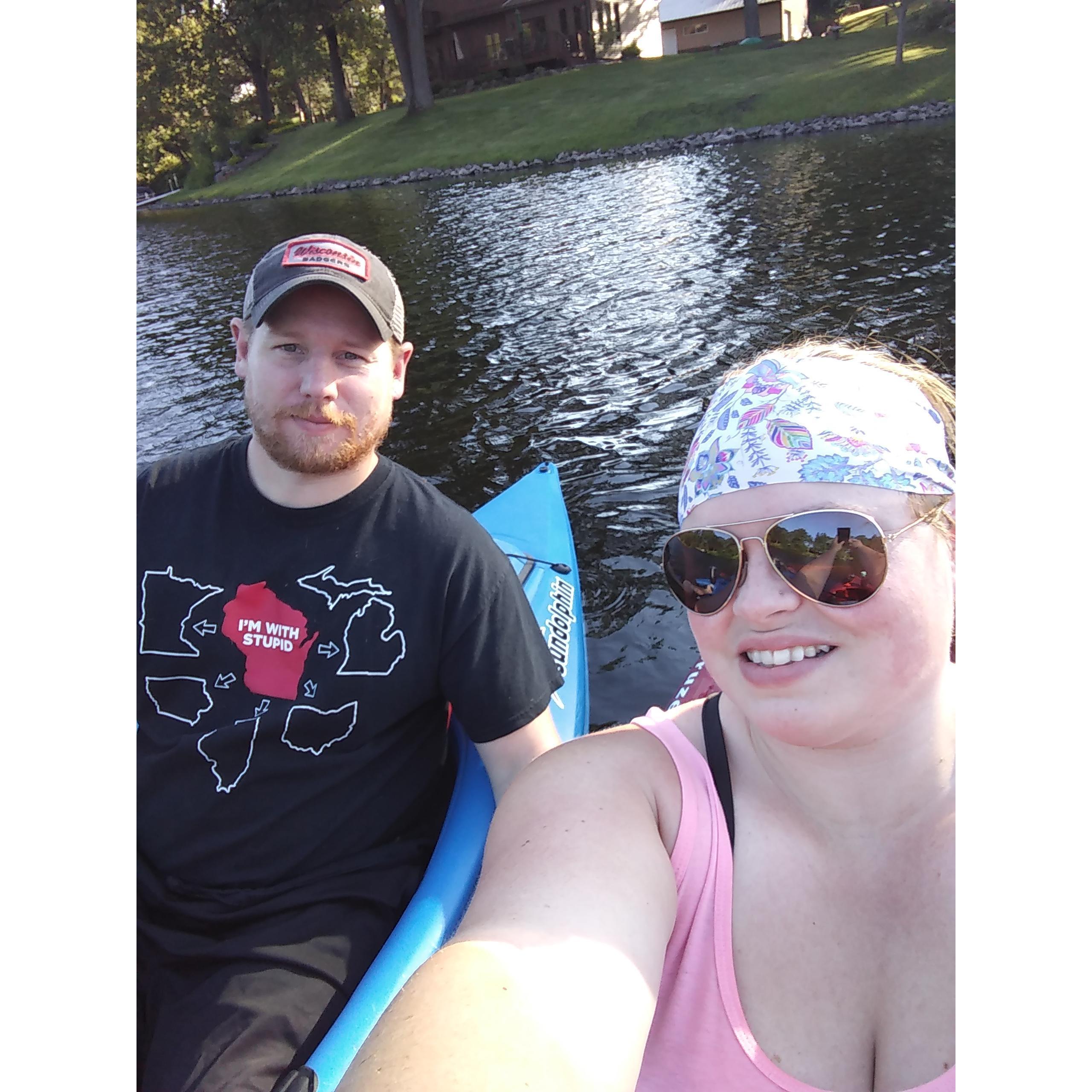 Kayaking this past summer! (2020)