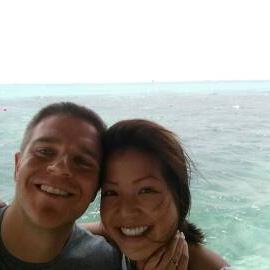 Our first trip as a couple (to Belize)!  Hard launch!