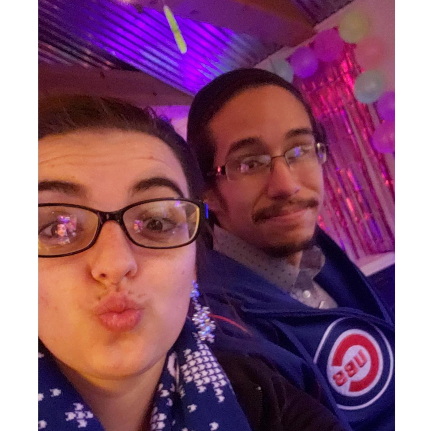 While we were together for Christmas, we got to celebrate New Year's together!