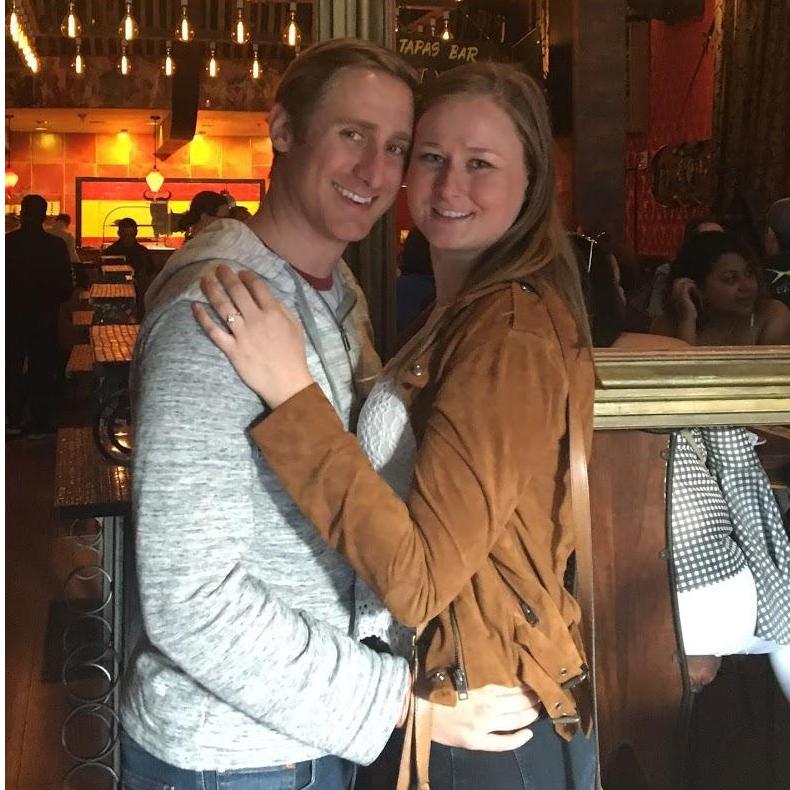 Our first date out since the engagement!