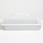 USA Pan Pro Line Non-Stick Rectangular Cake Pan with Lid