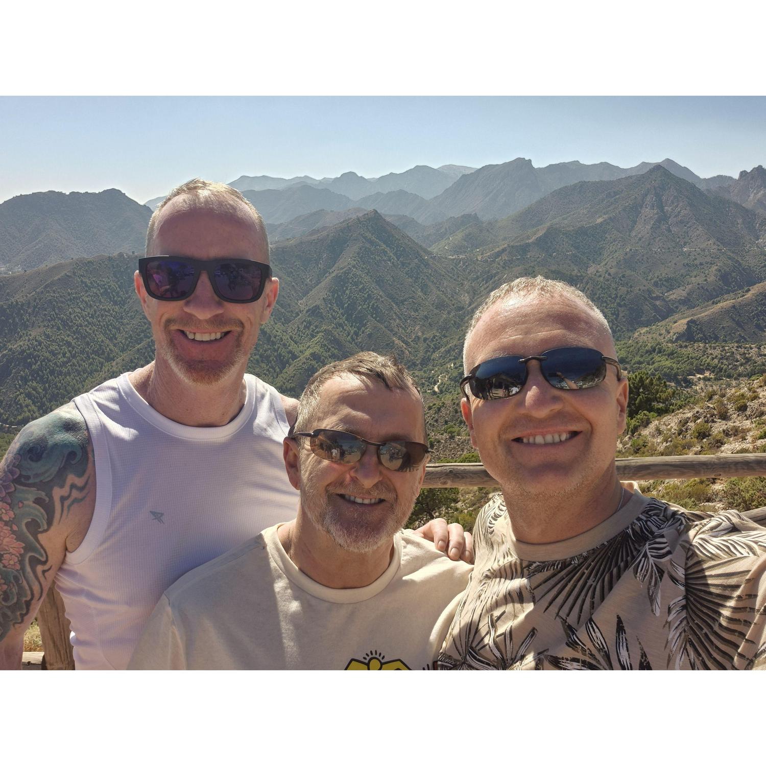 There is a great 1/2 day jeep tour up the Mountains