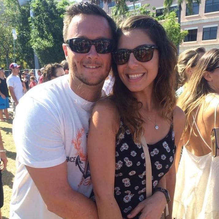 One of our first photos together at Sunfest 2014.