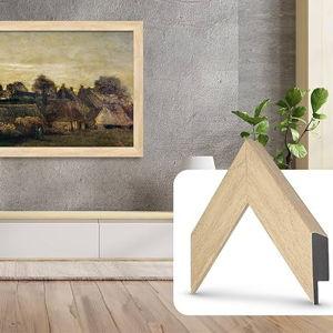 Deco TV Frames - 55" Slim Bezel for Samsung The Frame TV - Museum Maple