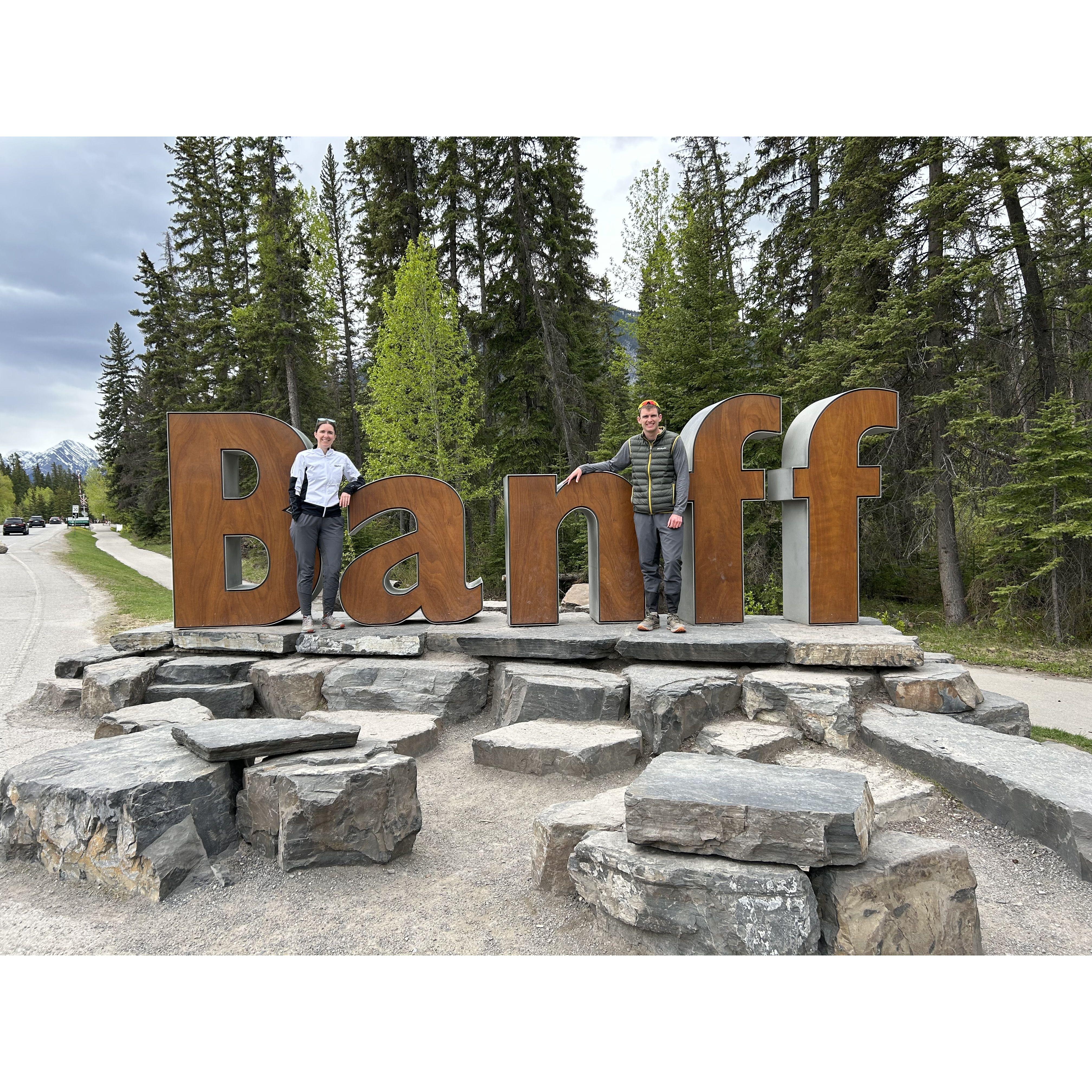 Bike trip to Banff, AB