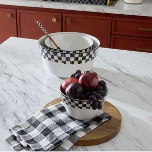 Courtly Check Everyday Mixing Bowls, Set of 3
