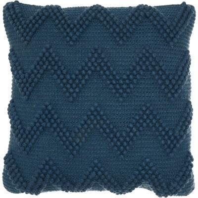 Chevron Oversize Square Throw Pillow Navy - Mina Victory