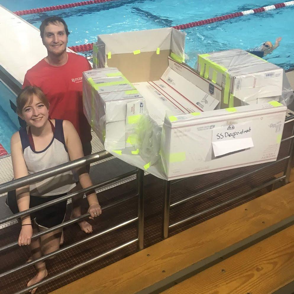 Cardboard Canoe champions