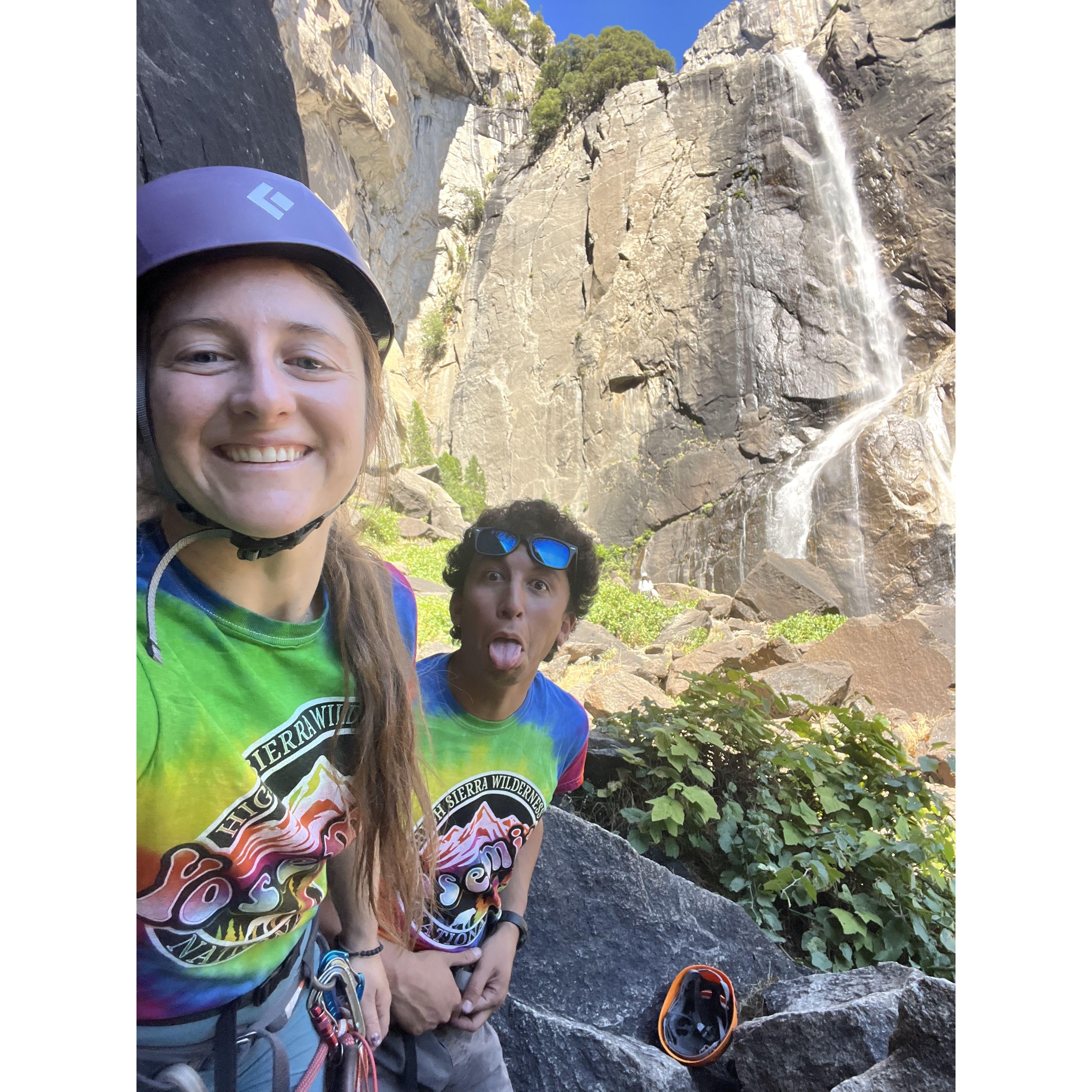 Climbing during Yosemite Facelift | California