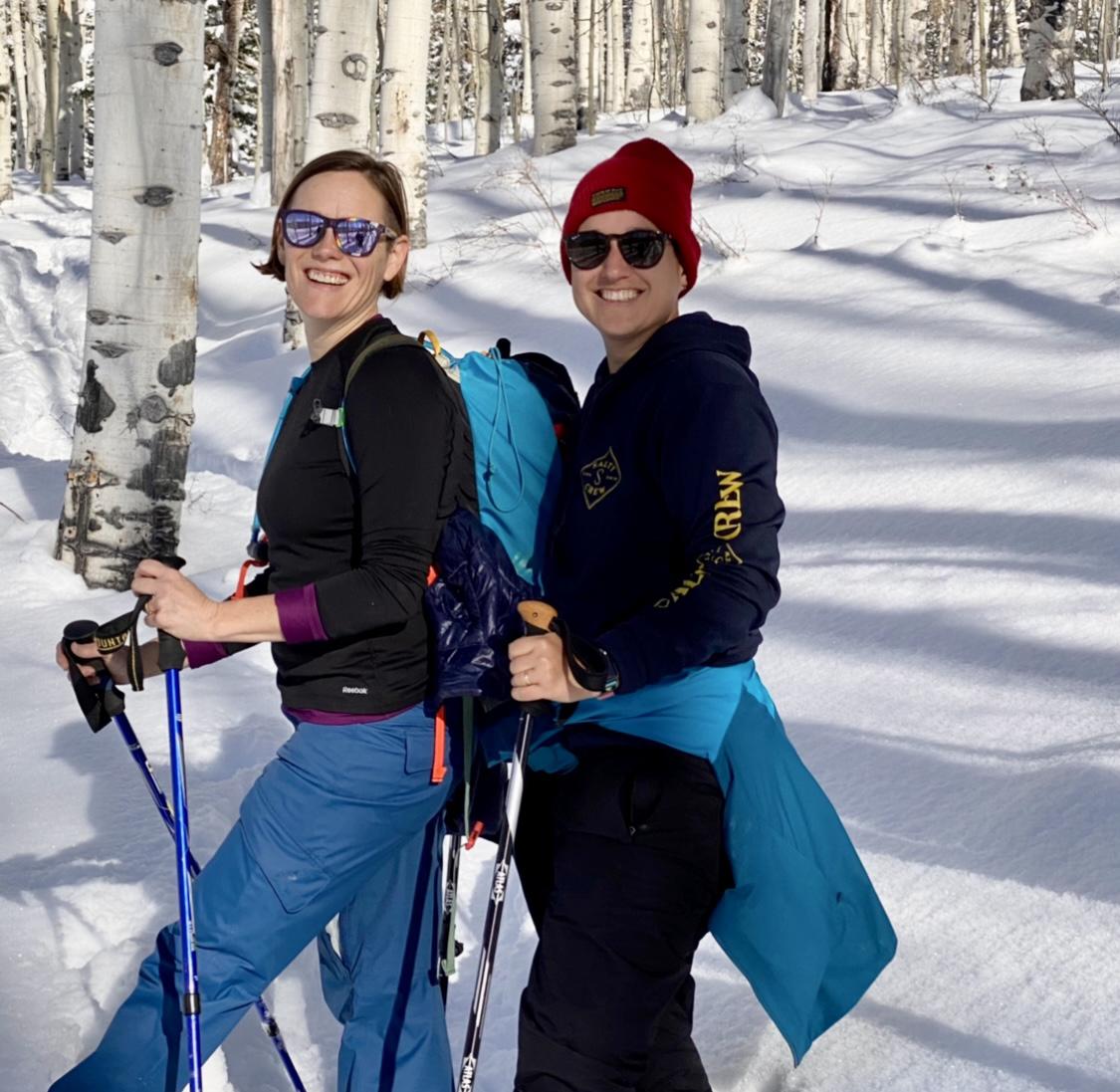 Snowshoeing in Salt Lake City, Utah. Proof we don't just go outside when it's warm!