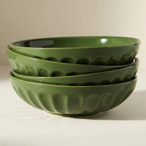 The Latte Stoneware Pasta Bowls, Set of 4: Amelie Edition