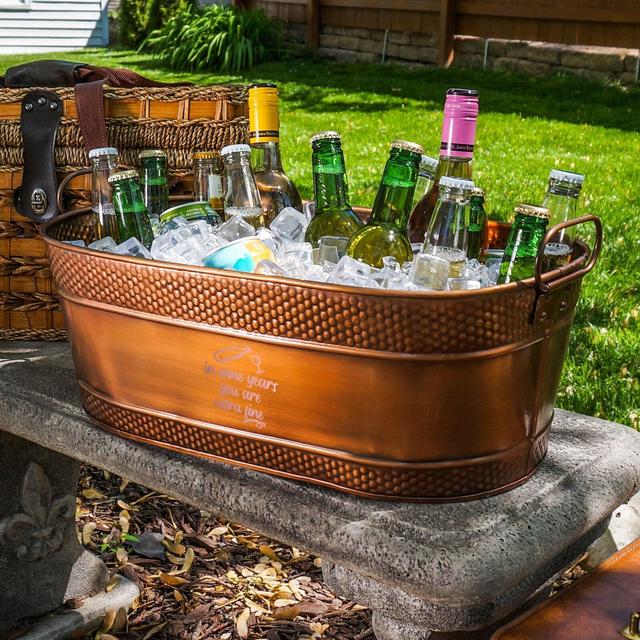 Personalized Ice Bucket Beverage Tub -...