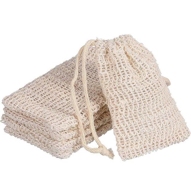 BBTO 5 Pack Soap Exfoliating Bag Natural Soap Saver