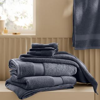 Plush 6-Piece Organic Bath Towel Set