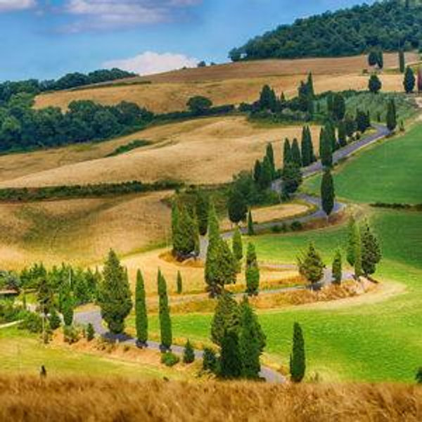 Día en el Valle de Orcia