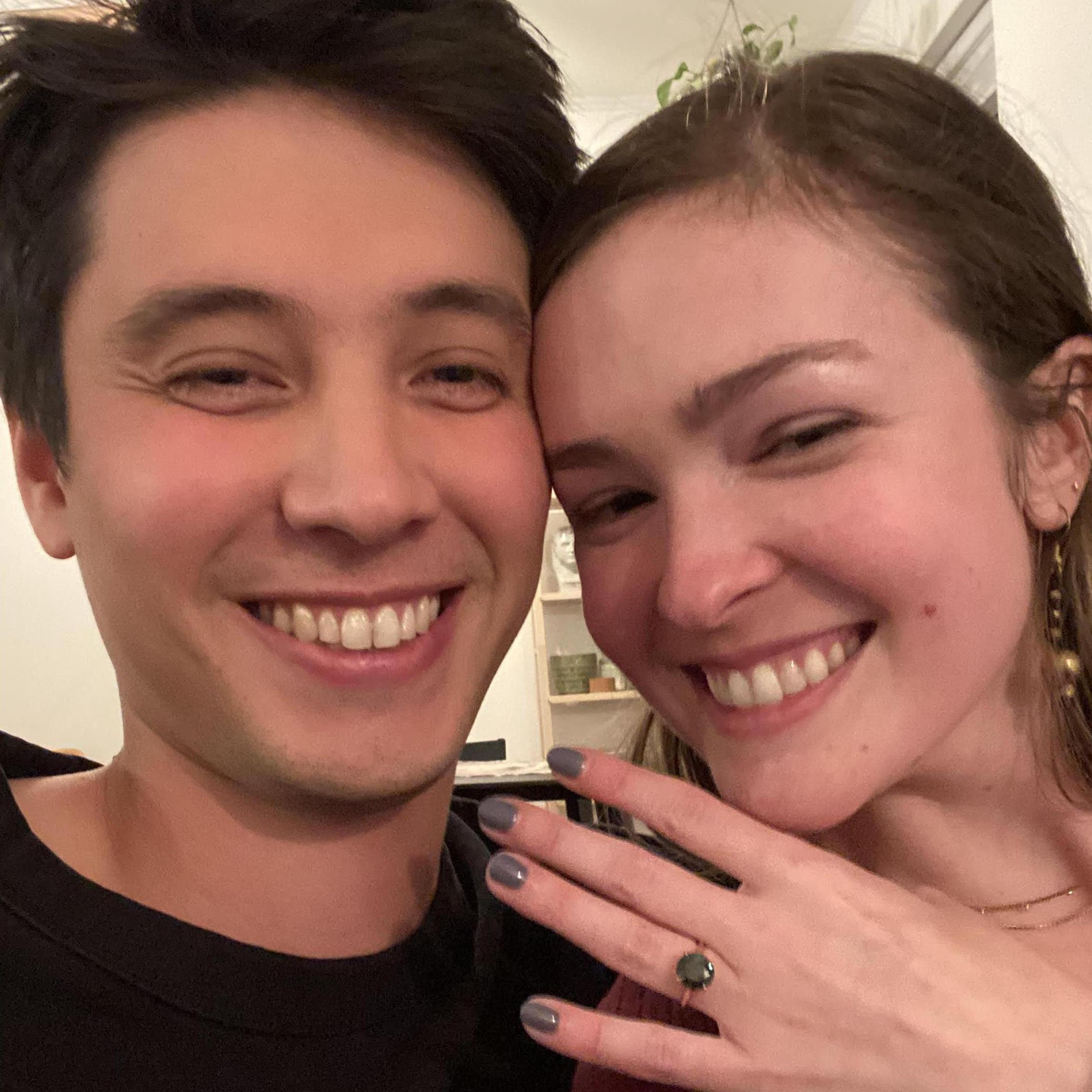 The night we got engaged