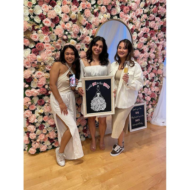 We said YESSSSSSS TO THE DRESS!!!!