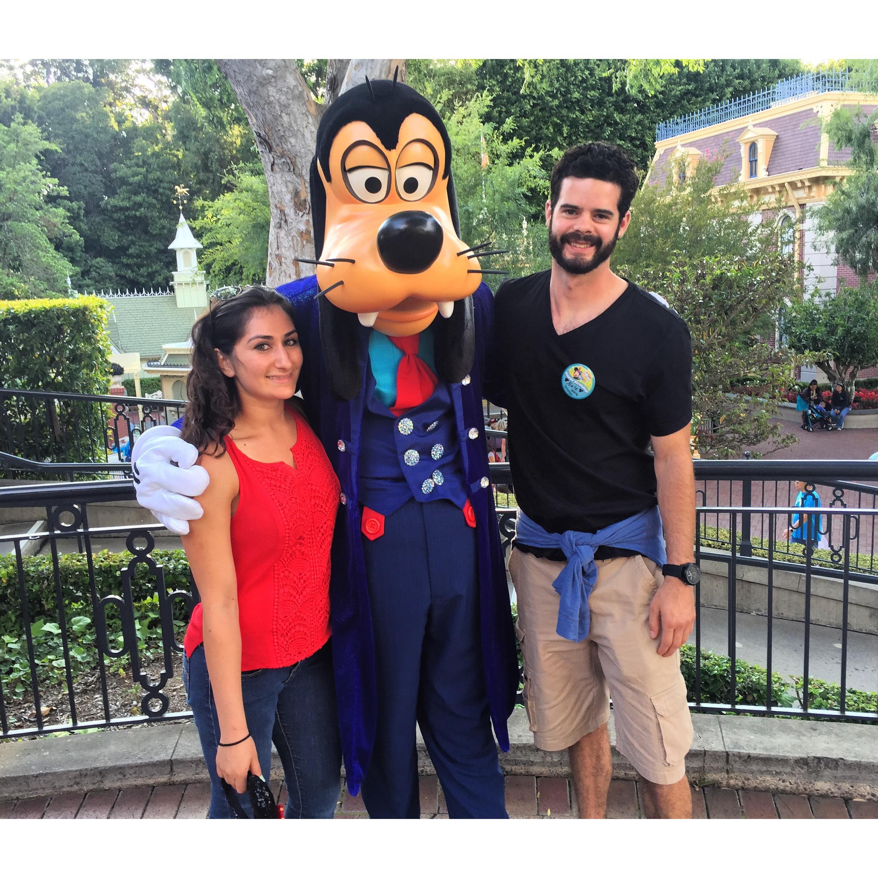 Meeting goofy= greatest day of nate's life