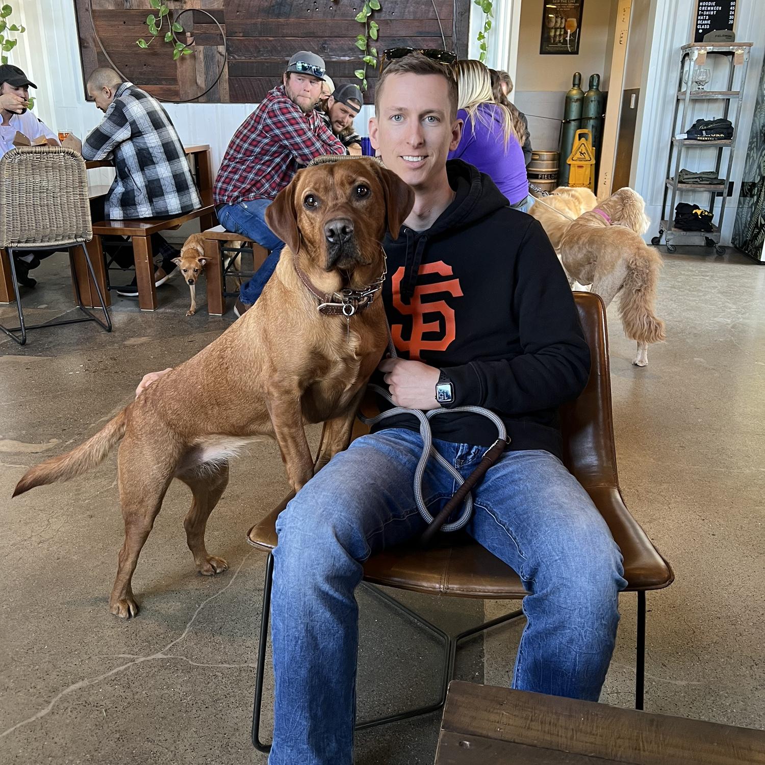 Napa Brewery! Derek and Nelli enjoying beers with Sam’s parents!