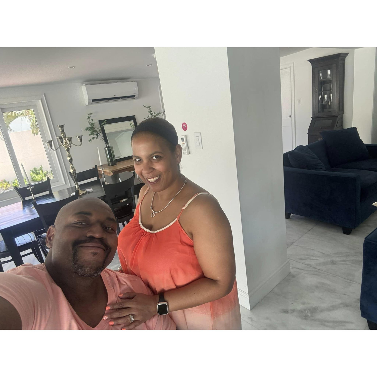 on vacation in Aruba