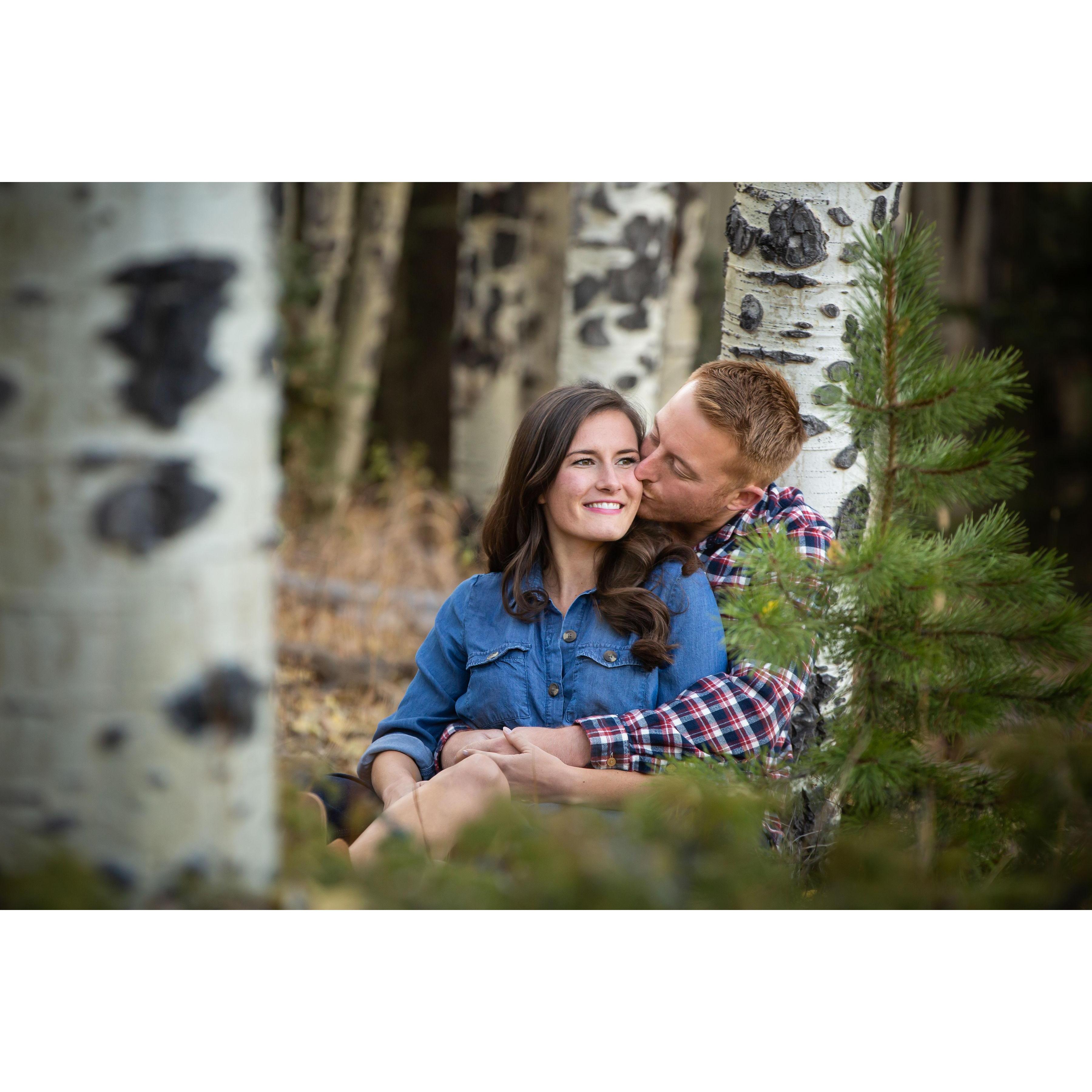 Lucas lived in Boulder at the beginning of the relationship, and Lauren lived in a teeny studio apartment in the Capitol Hill neighborhood in Denver.