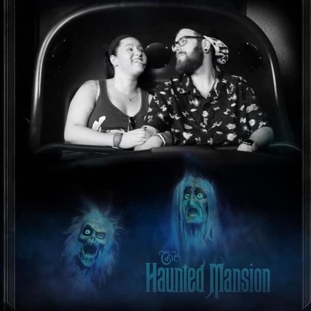 On one of our first Disney trips. This pretty much sums up out relationship.