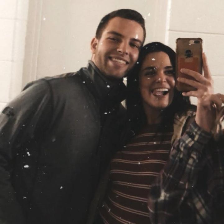 Our first photo together ❤️ taken in the dorms. Feb 2019.