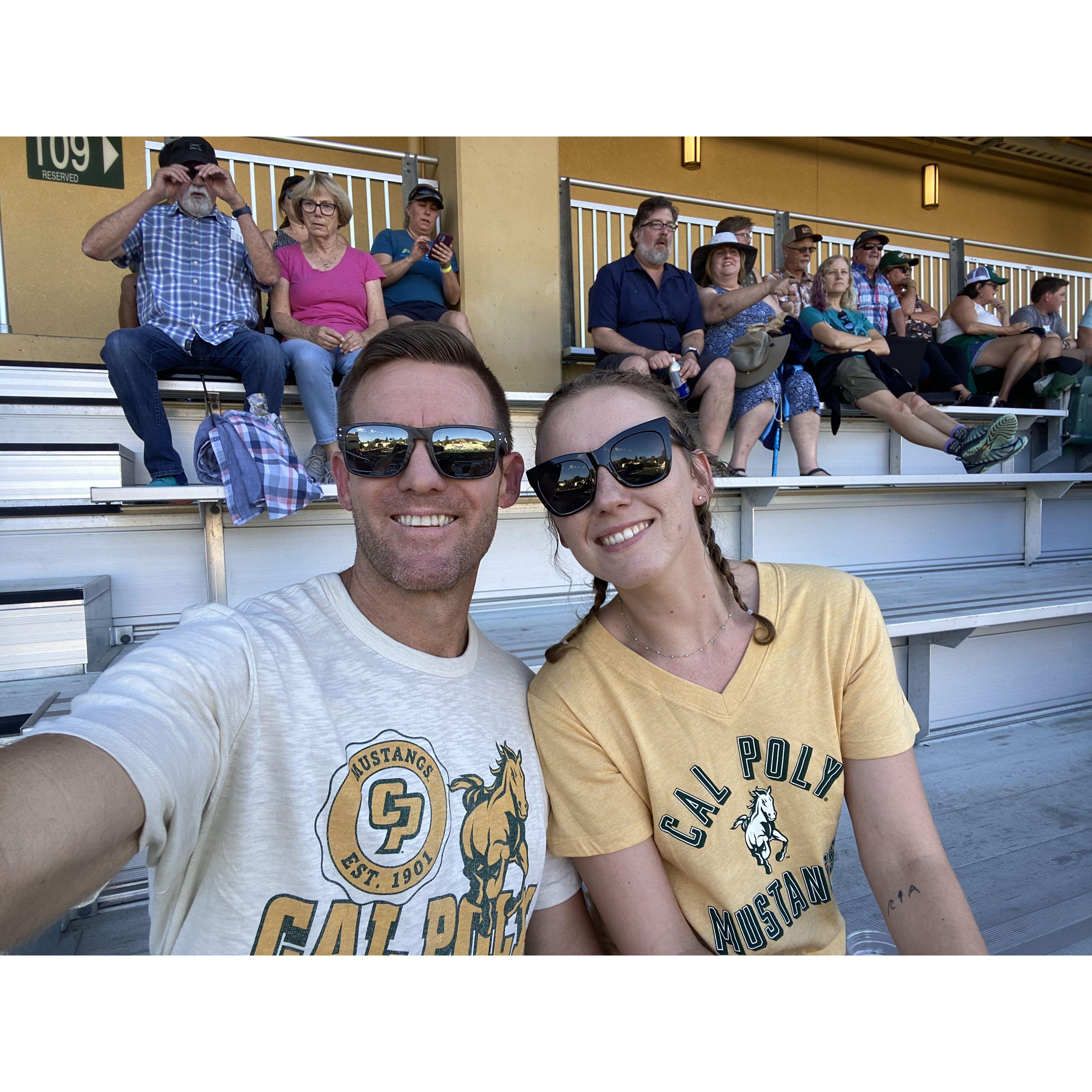 Ride high, Mustangs! Cal Poly visit, October 2023