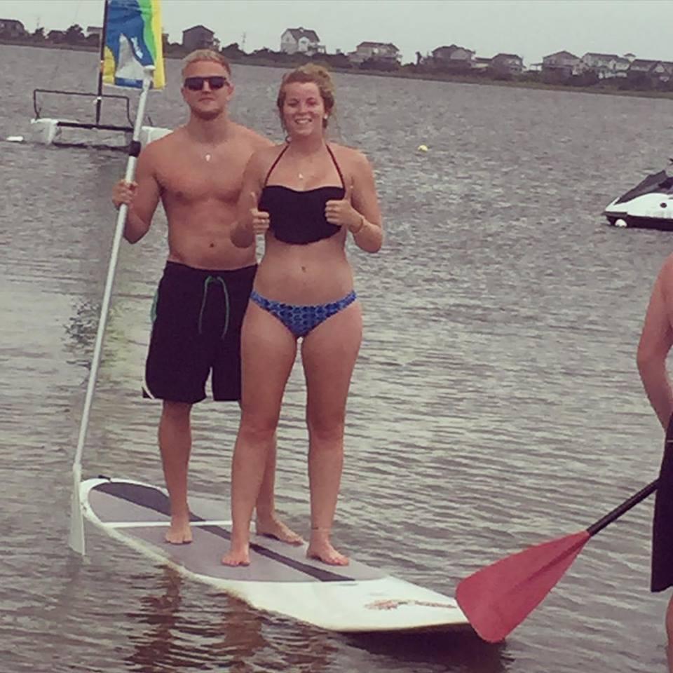 Paddle Boarding in OBX 2015