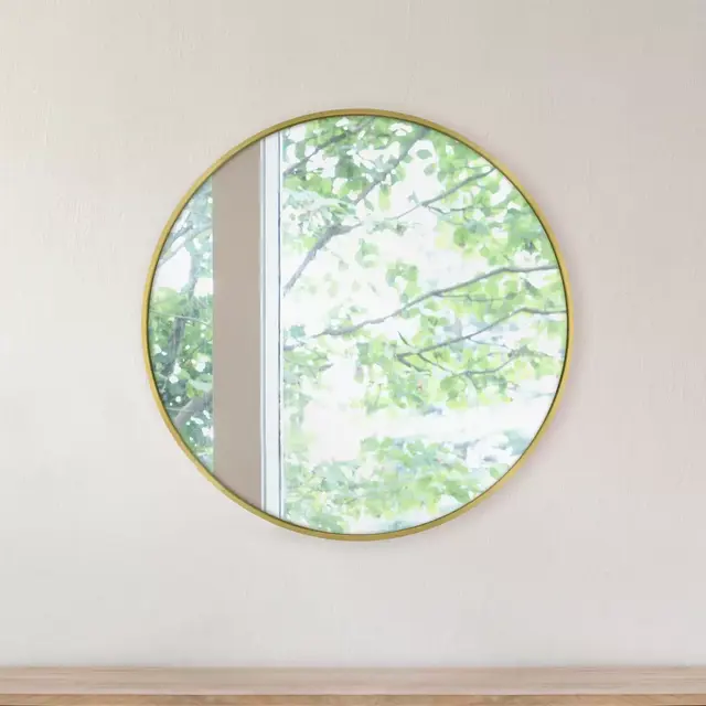 Studio 3B™ 26-Inch Round Wall Mirror in Gold
