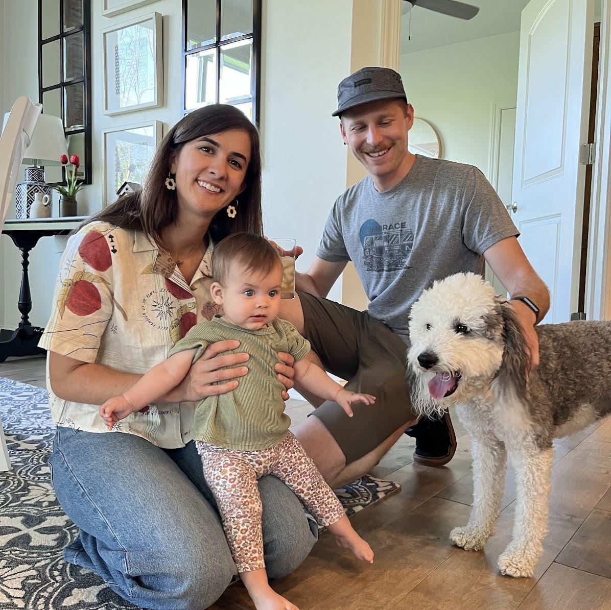 With our niece Aggie!