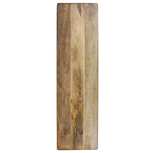 Large Rectangular Wood Serving Board with Feet