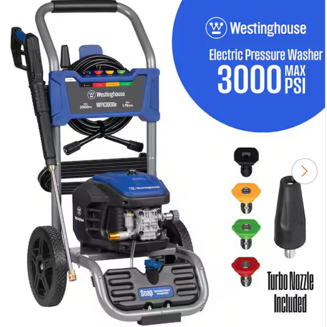 Westinghouse 3000 PSI Electric Pressure Washer