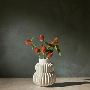 Delilah Vase in White