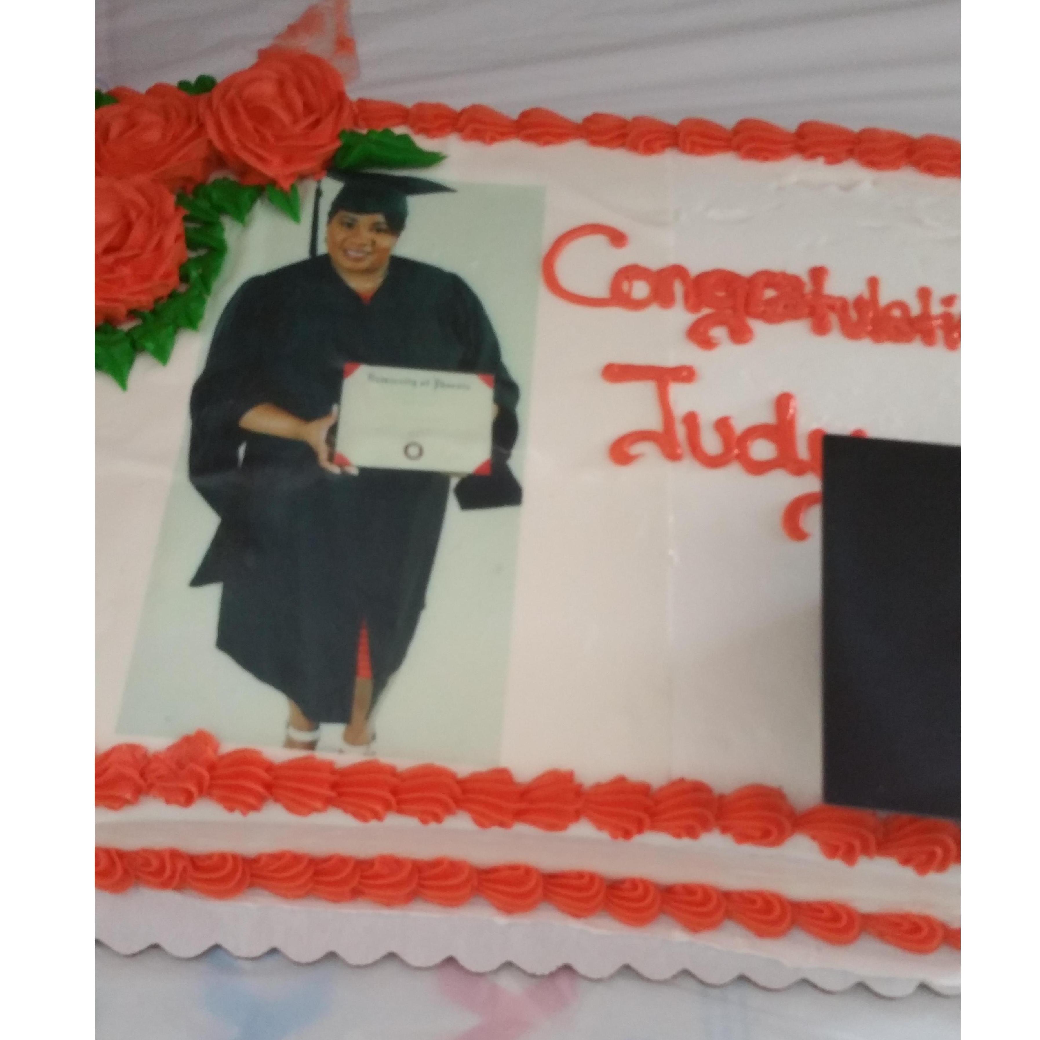 Congrats to my wifey, on all she has accomplish so far in her life. Keep it up
