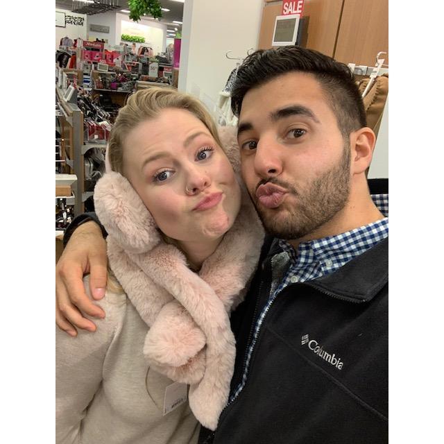 This is normally how shopping goes for the both of us! doesn't she look good?!