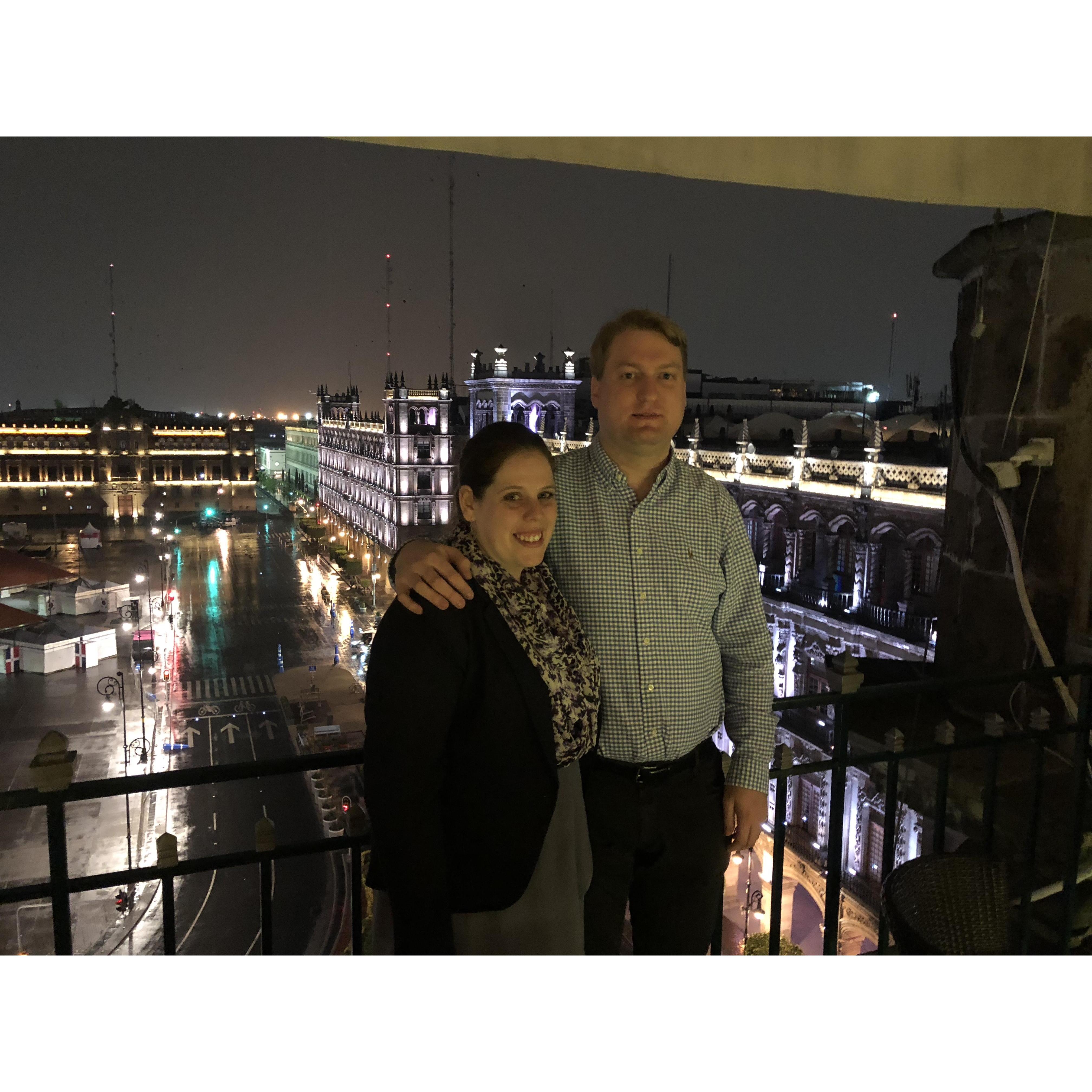 Our first vacation together to Mexico City.