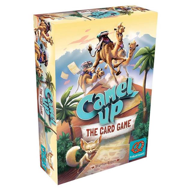 Camel Up The Card Game | Action-Packed Racing Game | Betting Strategy Game | Fun Family Game for Kids and Adults | Ages 8+ | 2-6 Players | Average Playtime 30-45 Minutes | Made by Pretzel Games