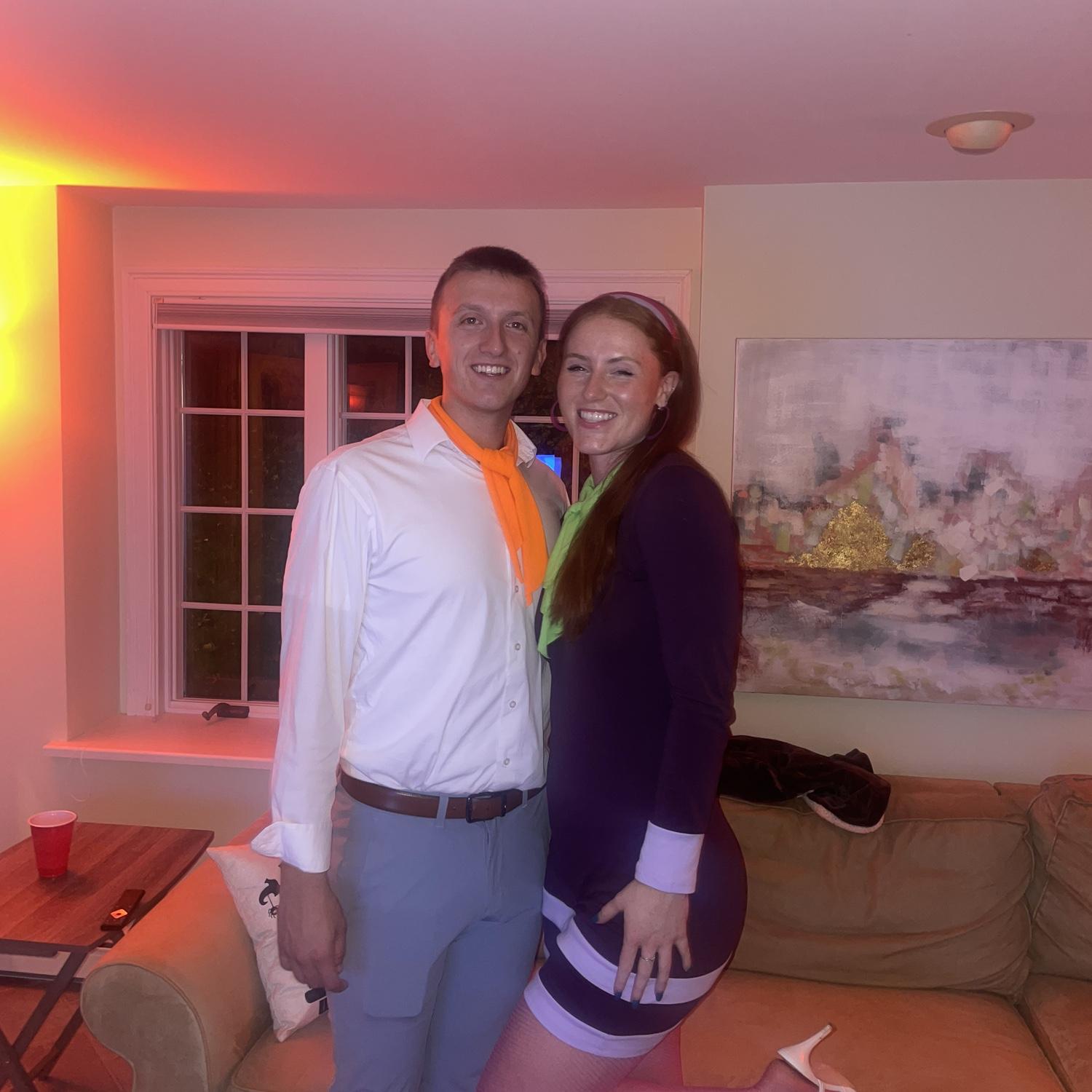Halloween as Fred and Daphne