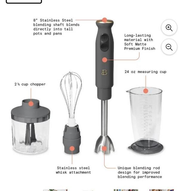  Beautiful Hand Mixer, by Drew Barrymore (Oyster Gray): Home &  Kitchen