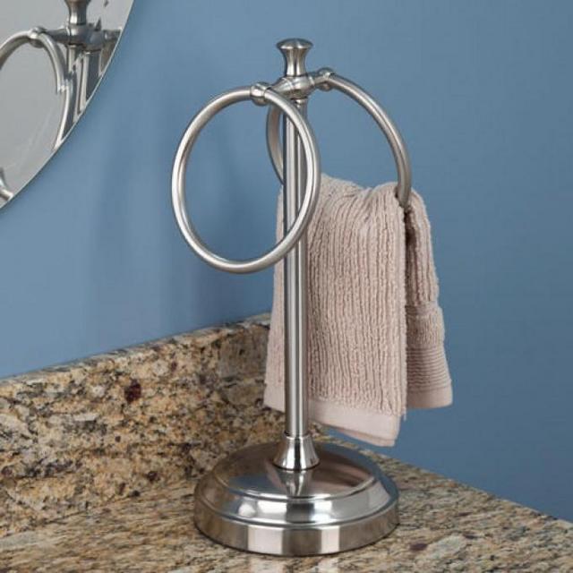Clarksdale Countertop Towel Ring - Brushed Nickel