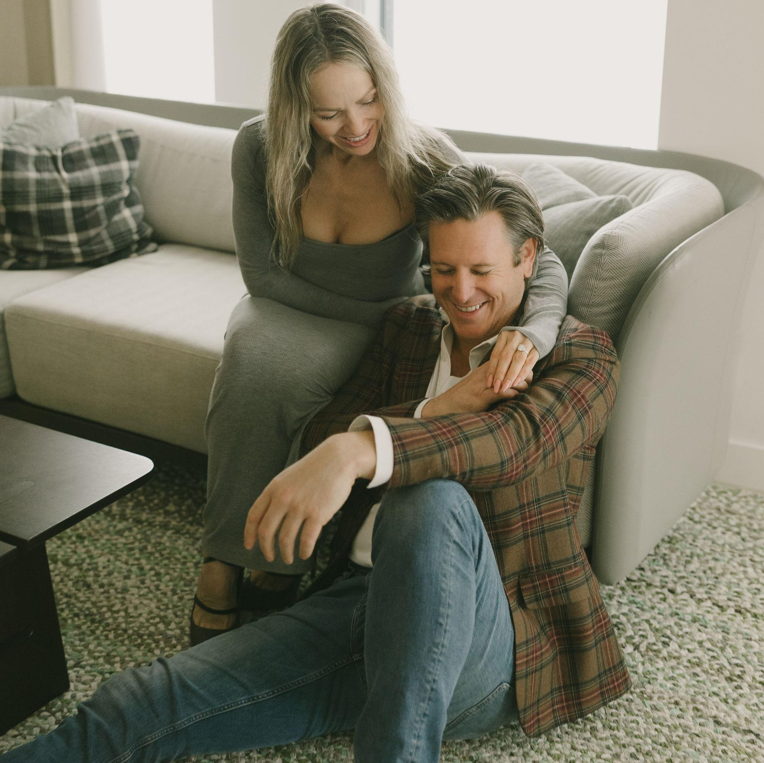 The day after we got engaged