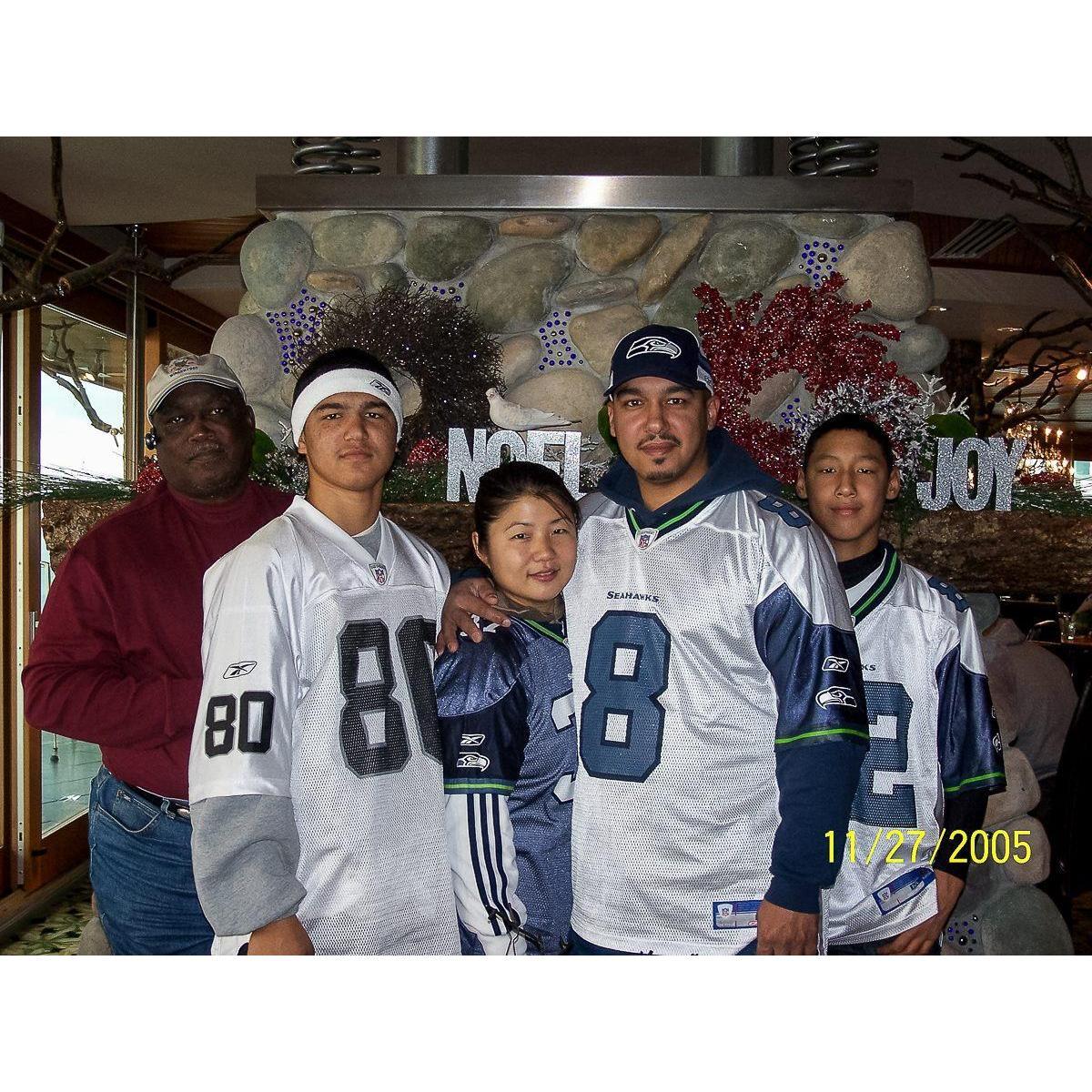 Going to a Seahawks game! And yes, I am wearing a Raiders jersey lol.