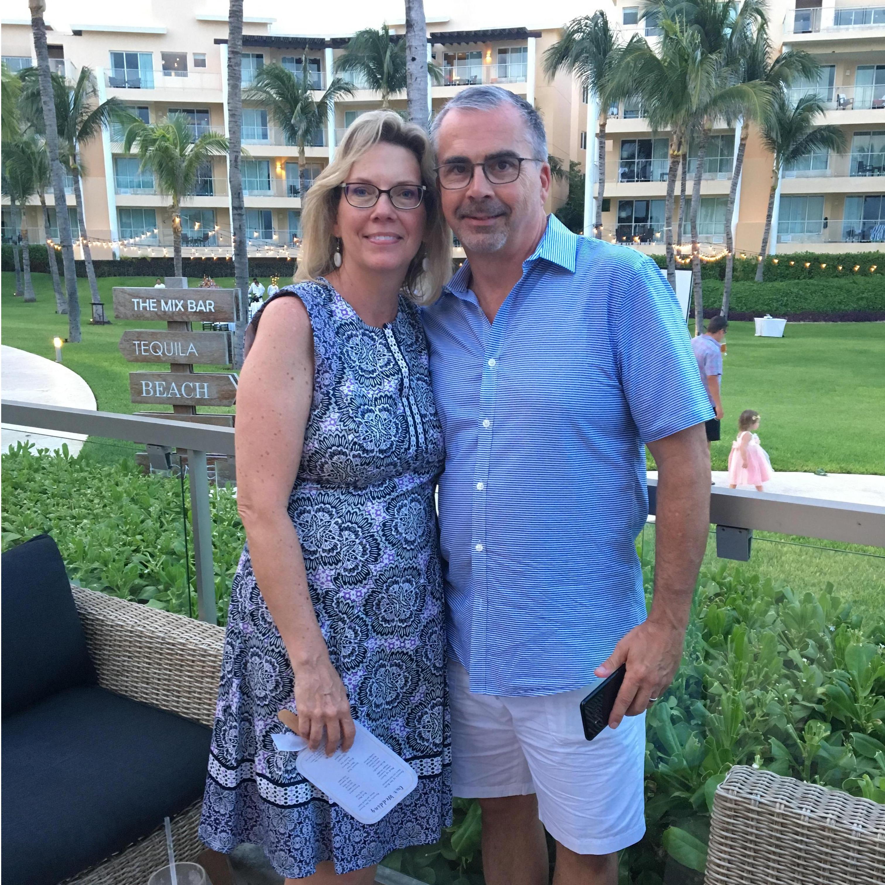 We loved the destination wedding to Mexico!