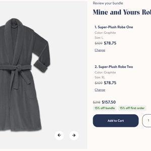 Mine and Yours Robe Bundle